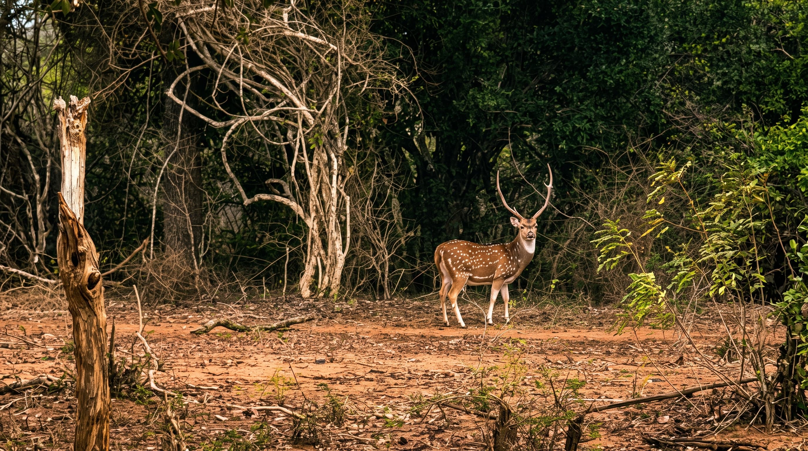 Spotted deer in Yala